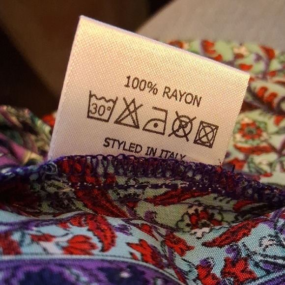 'Baba Design Boho Wide Leg Pants – Size "Free" - Picture 7 of 7